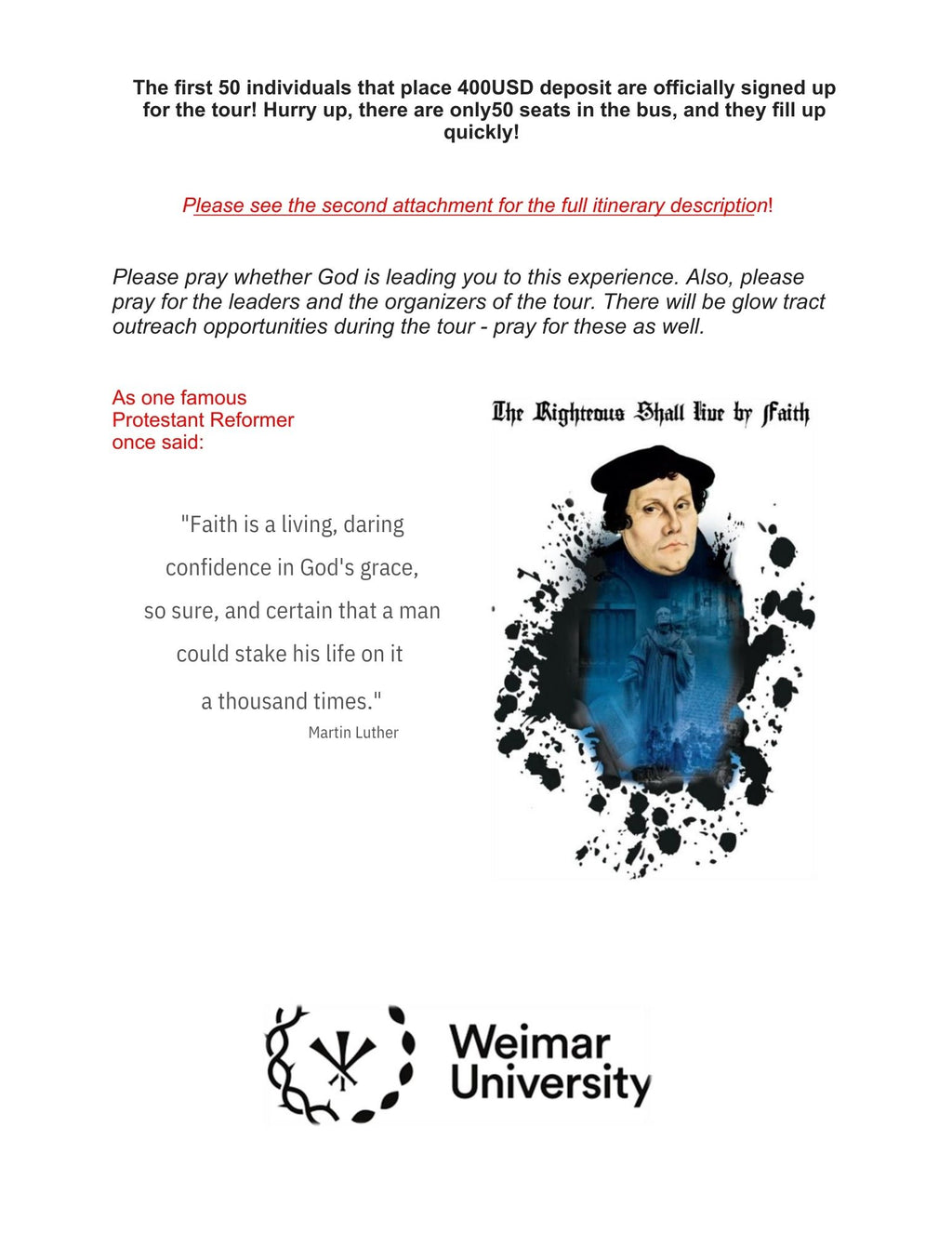 Great Controversy Reformation Tour 2026